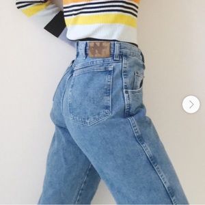 Vintage wrangler high rise mom jeans